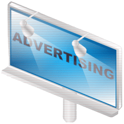 Advertising sign